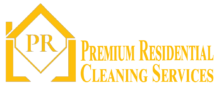 Premium Residential Cleaning Gold Logo